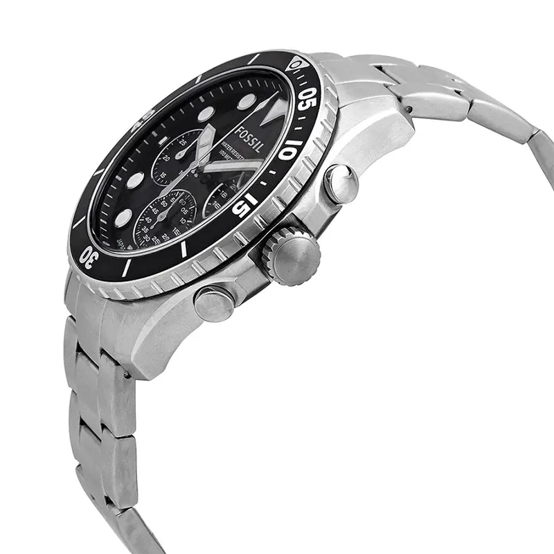 Fossil FB-03 Chronograph Black Dial Men's Watch | FS5725